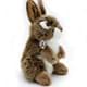 Bild von Hase KLOPFER Kaninchen Häschen braun sitzend Kuscheltier Plüschtier Plüschhäschen