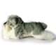 Bild von Schnauzer Kuscheltier Hund grau liegend Knuffel Plüschtier STROLCHI