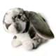 Bild von Hase Widder Kaninchen Kuscheltier mit Schlappohren grau weiß Plüschtier BOMMEL