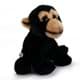 Bild von Affe Schimpanse Plüschtier Kuscheltier sitzend JAVA 