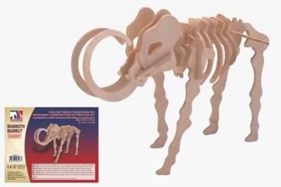 Bild von 3D Puzzle Mammut Dinosaurier Skelett aus Holz 