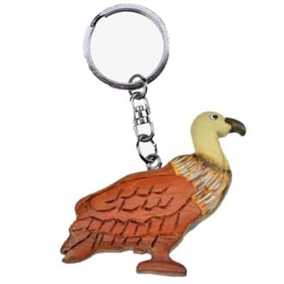 Bild von Gänsegeier Vogel Schlüsselanhänger Taschenanhänger aus Holz 