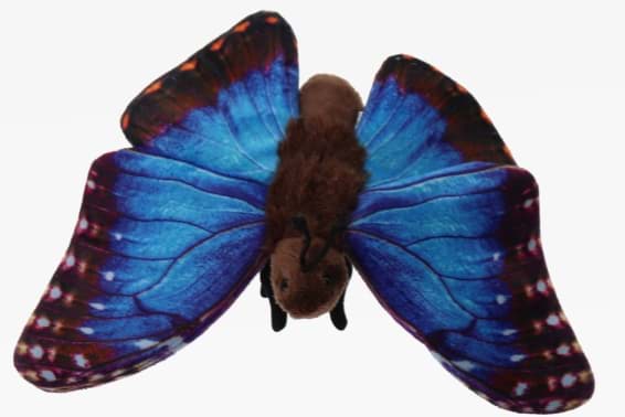 Bild von Schmetterling Kuscheltier Falter Blauer Morphofalter Insekt Plüschtier MORRIS