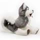 Bild von Husky Kuscheltier Hund Schlittenhund grau weiß Schlenkertier Plüschhund GINGER  