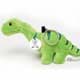 Bild von Dinosaurier Schlüsselanhänger Plüsch Apatosaurus  grün Kuscheltier Anhänger RINGO