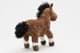 Bild von Pferd Pony Kuscheltier braun stehend Plüschtier Pferdchen BIBI