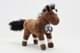 Bild von Pferd Pony Kuscheltier braun stehend Plüschtier Pferdchen BIBI