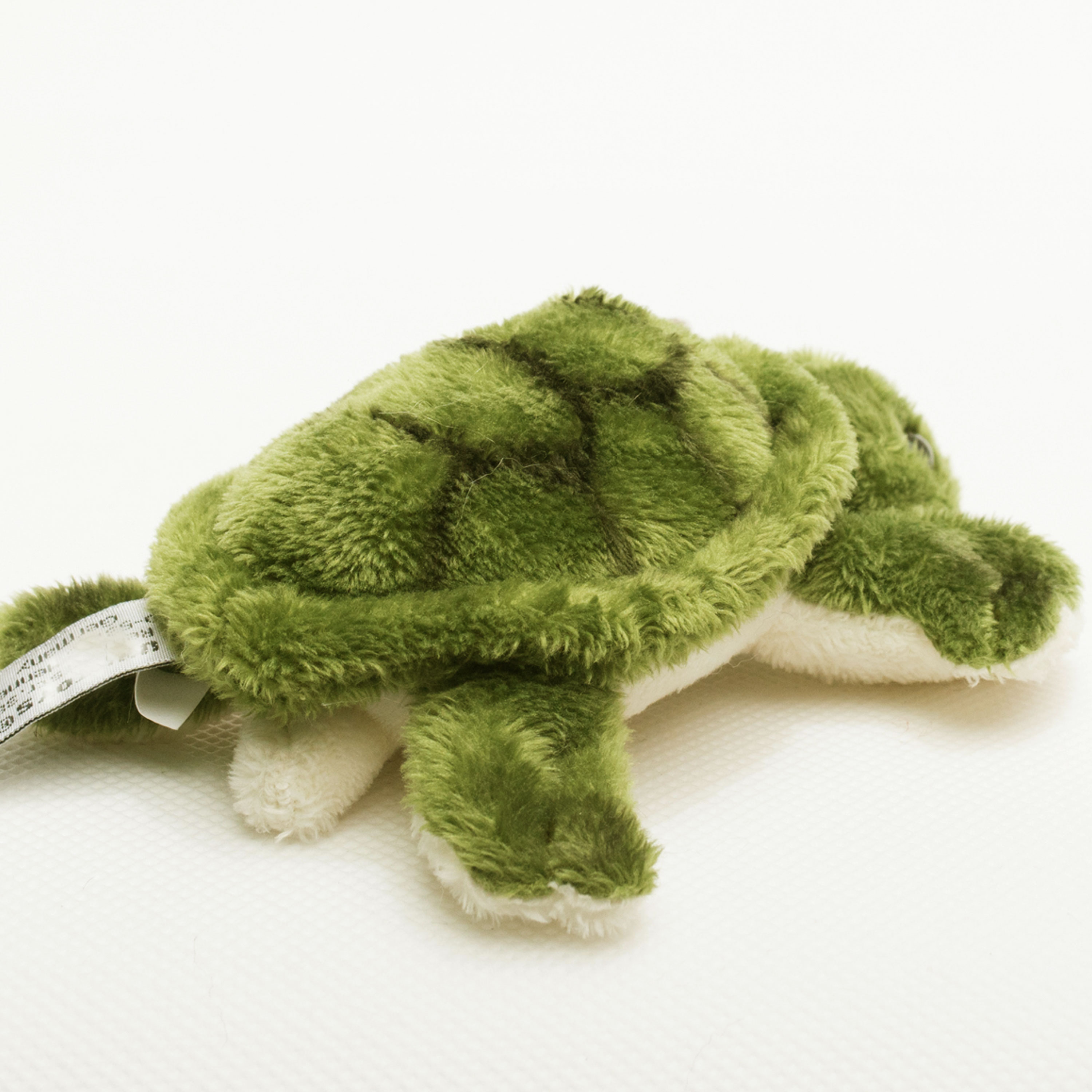 Schlüsselanhänger kleine grüne Schildkröte Plüsch ca 8 cm 