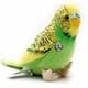 Bild von Wellensittich Kuscheltier grün gelb Plüsch Vogel Sittich 12 cm * KIWI