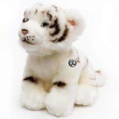 Bild von Tiger Baby Kuscheltier weiß sitzend 31 cm Plüschtier * ROY