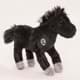Bild von Pferd Pony Kuscheltier schwarz stehend Plüschtier Pferdchen ONYX