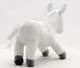 Bild von Esel Kuscheltier weiß stehend Barockesel Plüschesel Plüschtier ISOLDE