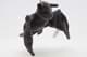 Bild von Fledermaus Kuscheltier kleines Mausohr dunkelgrau Lebensgroß Plüschtier KOBOLD
