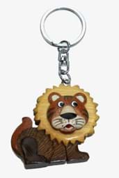 Bild von Löwe Anhänger Schlüsselanhänger Taschenanhänger aus Holz 