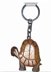 Bild von Landschildkröte Schildkröte Anhänger Schlüsselanhänger Taschenanhänger aus Holz 
