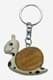 Bild von Schnecke Schneckchen Weinbergschnecke Anhänger Schlüsselanhänger Taschenanhänger aus Holz 