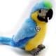 Bild von Papagei Kuscheltier Vogel Gelbbrustara Blaulatzara Plüschtier LORA