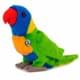 Bild von Allfarblori Kuscheltier Vogel Papagei Sittich Amazone Plüschtier grün blau gelb rot LORIO 
