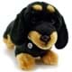 Bild von Dackel Kuscheltier Hund schwarz-rot Kurzhaardackel Dachshund Plüschtier BODO