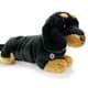 Bild von Dackel Kuscheltier Hund schwarz-rot Kurzhaardackel Dachshund Plüschtier BODO