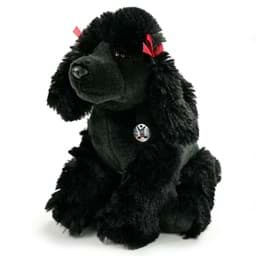 Bild von Pudel Kuscheltier Hund 20 cm schwarz - Plüschtier BOBBY