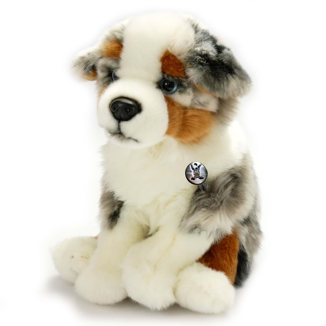Uni-Toys Neuware Hund wunderschöner Bernhardiner  sitzend 23cm hoch 