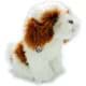 Bild von Shih Tzu Tibet Terrier Kuscheltier Hund 25 cm braun weiß - DASCHA
