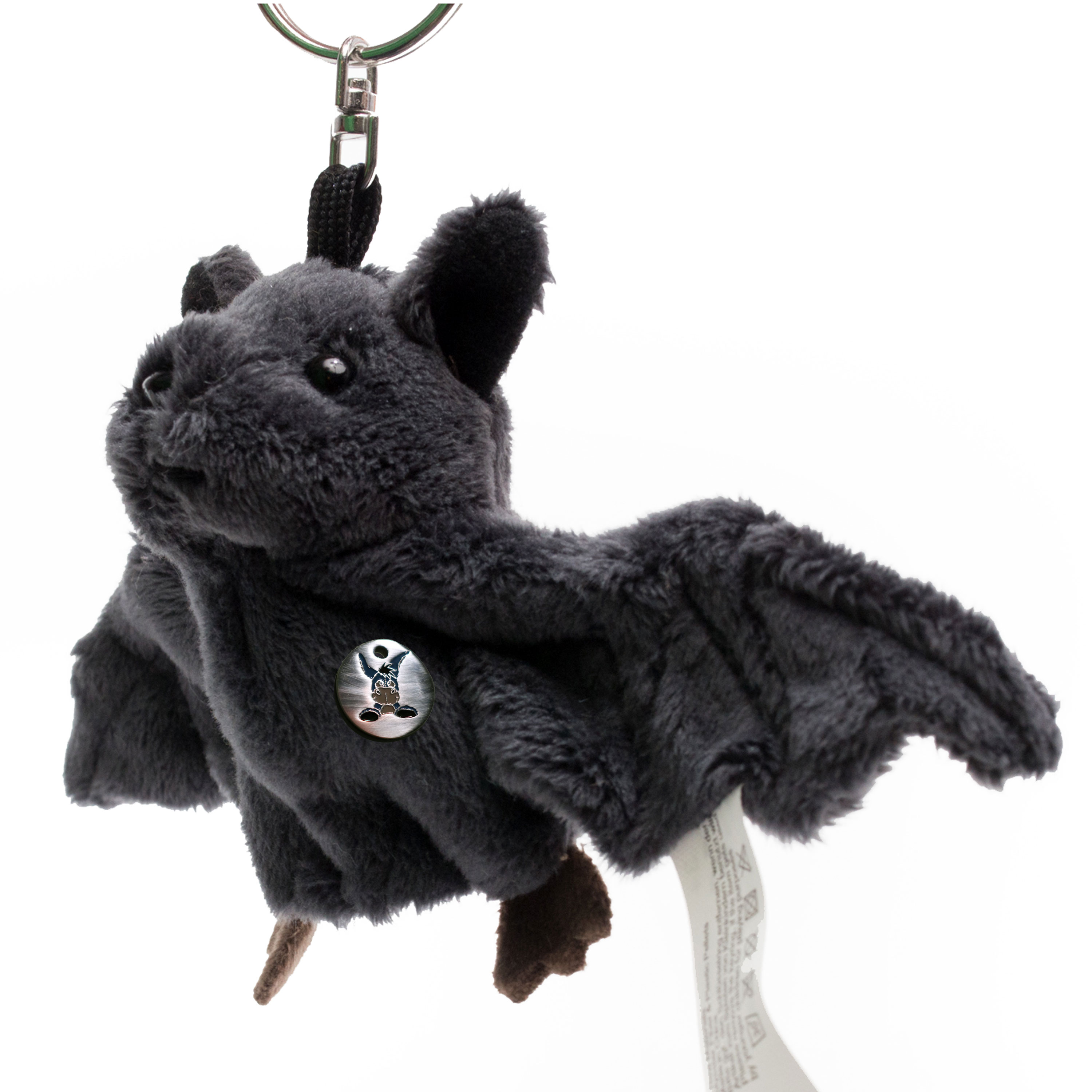 Plüsch Fledermaus Schlüsselanhänger süße kleine dunkle Fledermaus Bat 175005 