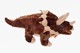 Bild von Dinosaurier Plüschtier Triceratops Ceratopsia 29 cm braun Kuscheltier DINO 