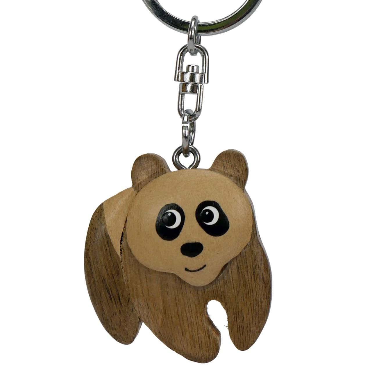. Braunbär Grizzly Anhänger Schlüsselanhänger  Taschenanhänger aus Holz