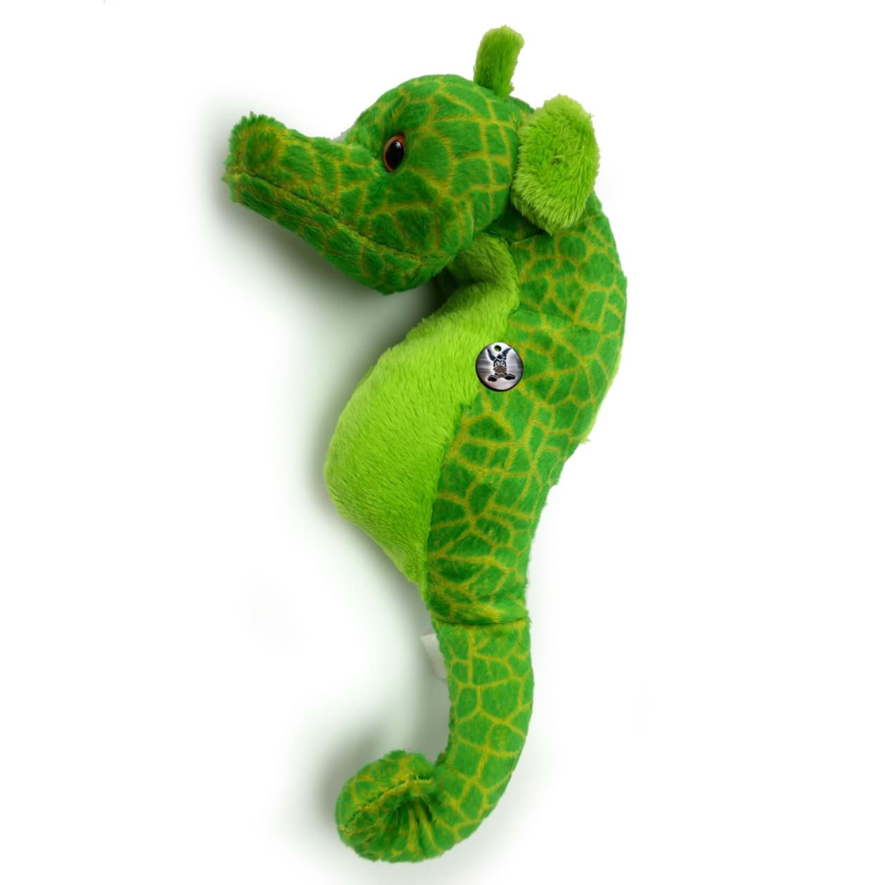 Plüschtier Kuscheltier Stoff Tier Seepferdchen grün Hippocampus 23 cm 