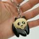Bild von Panda Bär Anhänger Schlüsselanhänger Taschenanhänger aus Holz 