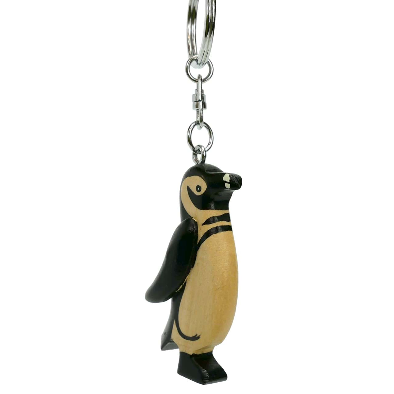 1 Schlüsselanhänger Tiere Holzanhänger Pinguin Schildkröte Delfin Schlüsselring