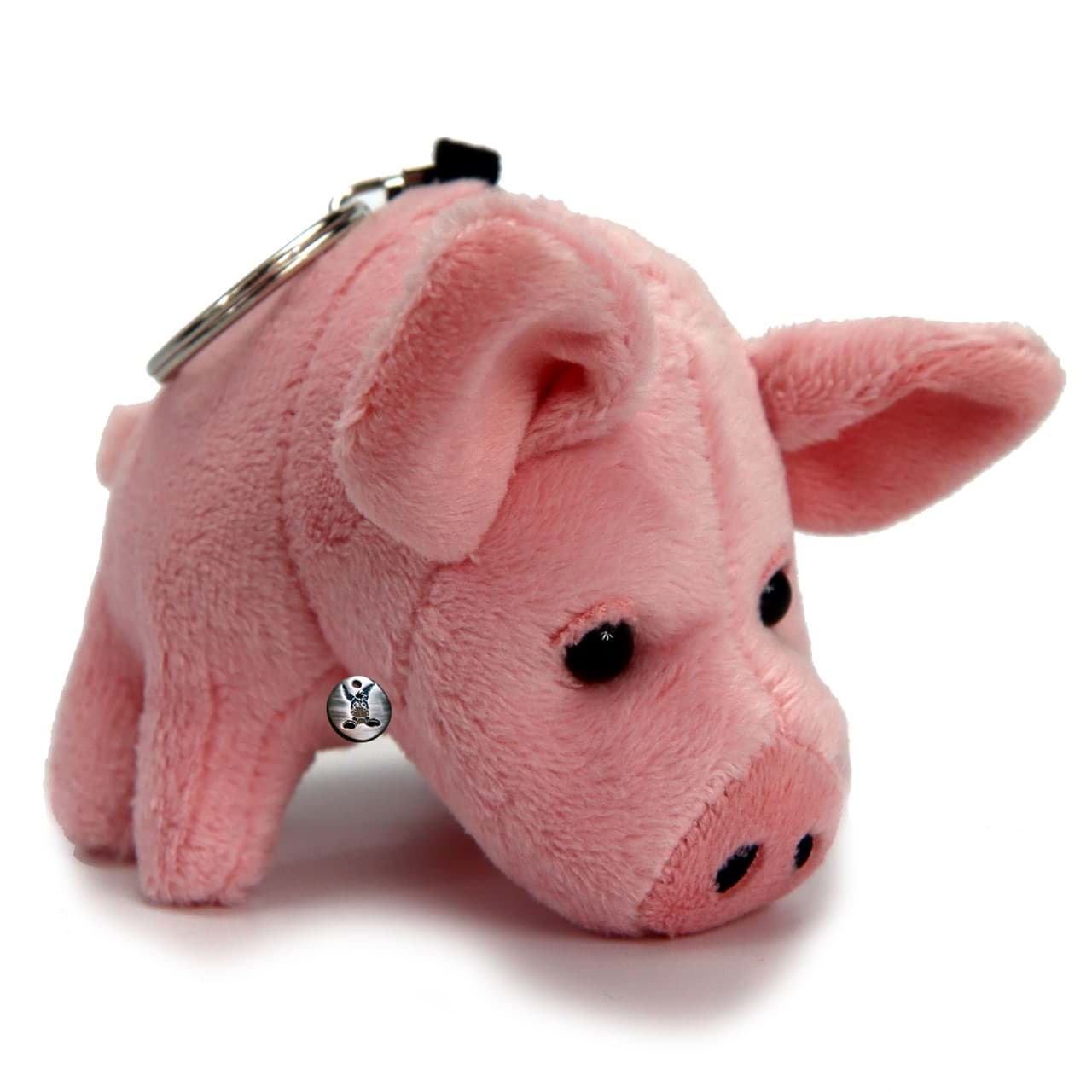 . Schwein Schlüsselanhänger Plüsch Glücksschwein