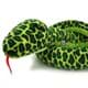 Bild von Kuscheltier Schlange grün 140 cm mit Rassel Plüschtier * JAKE 