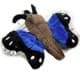 Bild von Schmetterling Schlüsselanhänger Tier Falter Kuscheltier Anhänger blau LEVIO 