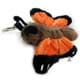 Bild von Schmetterling Schlüsselanhänger Tier Falter Kuscheltier Anhänger orange AMELINA 