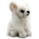 Bild von Chihuahua Kuscheltier weiß 18 cm - Plüsch Hund MINOU