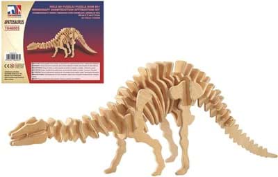 Bild von 3D Puzzle Apatosaurus Dinosaurier Skelett aus Holz 