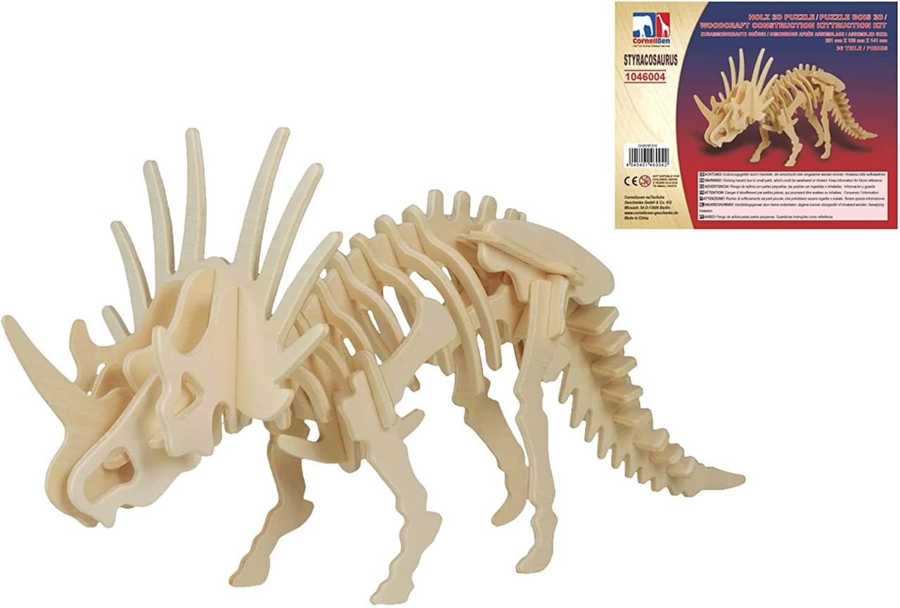 3D Puzzle Apatosaurus Dinosaurier Skelett aus Holz 