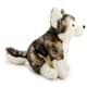 Bild von Husky Kuscheltier Hund sitzend Schlittenhund grau-weiß Plüschtier NIKITA