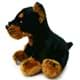 Bild von Terrier Kuscheltier Hund Dobermann Rottweiler Plüschtier Schnuffelhund CONAN