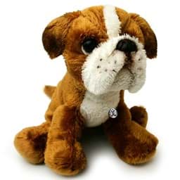 Bild von Boxer Bulldogge Kuscheltier Hund Plüschtier Schnuffelhund TONY